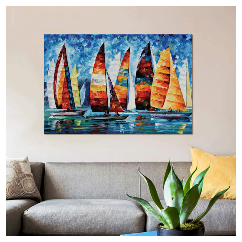 Leonid Afremov - Wrapped Canvas Print, 66.04 cm H x 45.72 cm W x 3.175 cm D