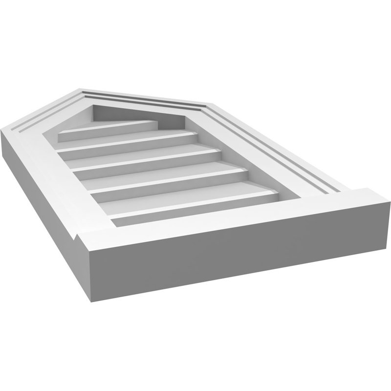 Ventilateur à pignon en uréthane non-fonctionnel Signature, H 22 po x l 12 po x P 2 po, 12/12