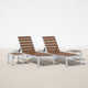 Aynura 4 Piece 76'' Long Reclining Chaise Lounge Set