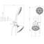 Système de douche complet chromé multifonction-91285002