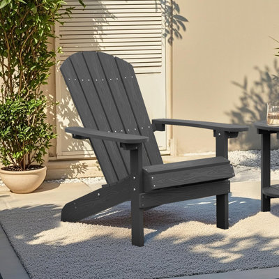 Chaise Adirondack en plastique pour patio