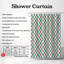 Reindeer Checks - Premium Rideau de douche_0048-1102902976