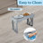 PETMAKER Adjustable Raised Dog Bowl Stand, Black-75376401
