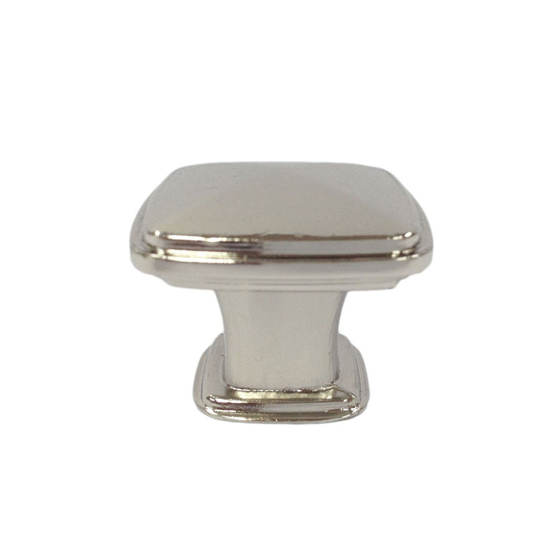 Ensemble de poignées carrées Dikachi, Nickel satiné brossé