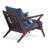 23'' Wide Club Chair with Sunbrella Cushion Covers-1940988434