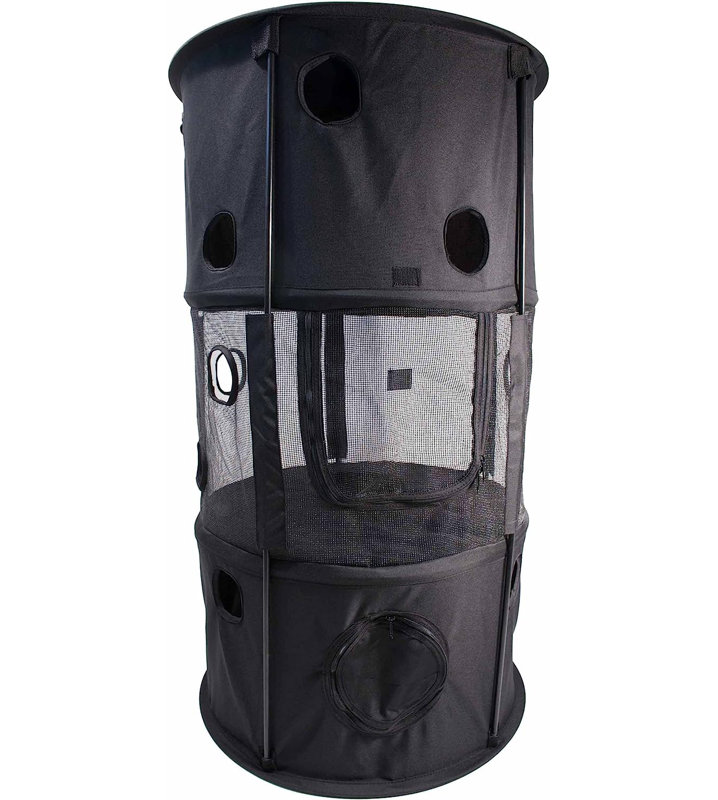 Lit pour chat colonne, Noir