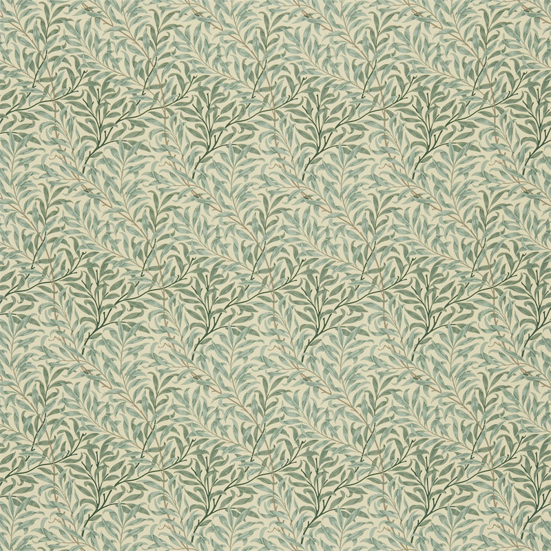 Willow Boughs Fabric, Cream/Pale Green