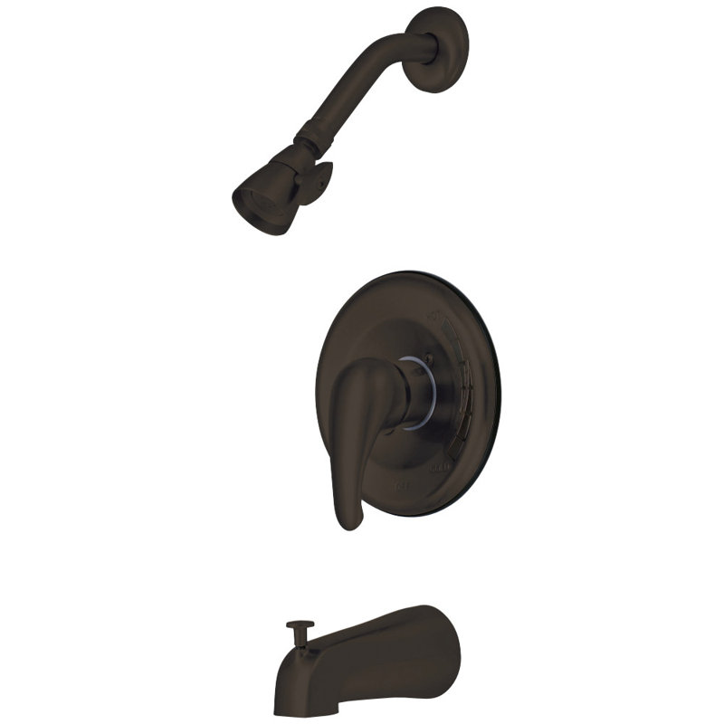 Kingston Brass Single-Handle Pressure Balanced Tub and Shower Faucet, Trim Only, Oil Rubbed Bronze