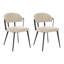 47cm H Upholstered Metal Side Chair-1909612315