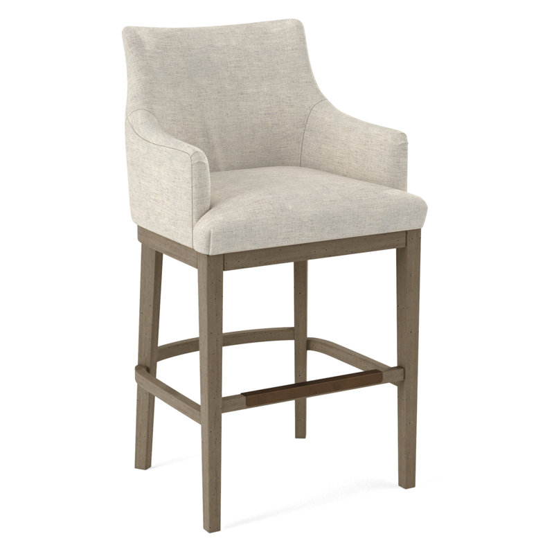 Upholstered Stool, 61471-88, White
