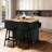 Metayer Wood Kitchen Island-497562167