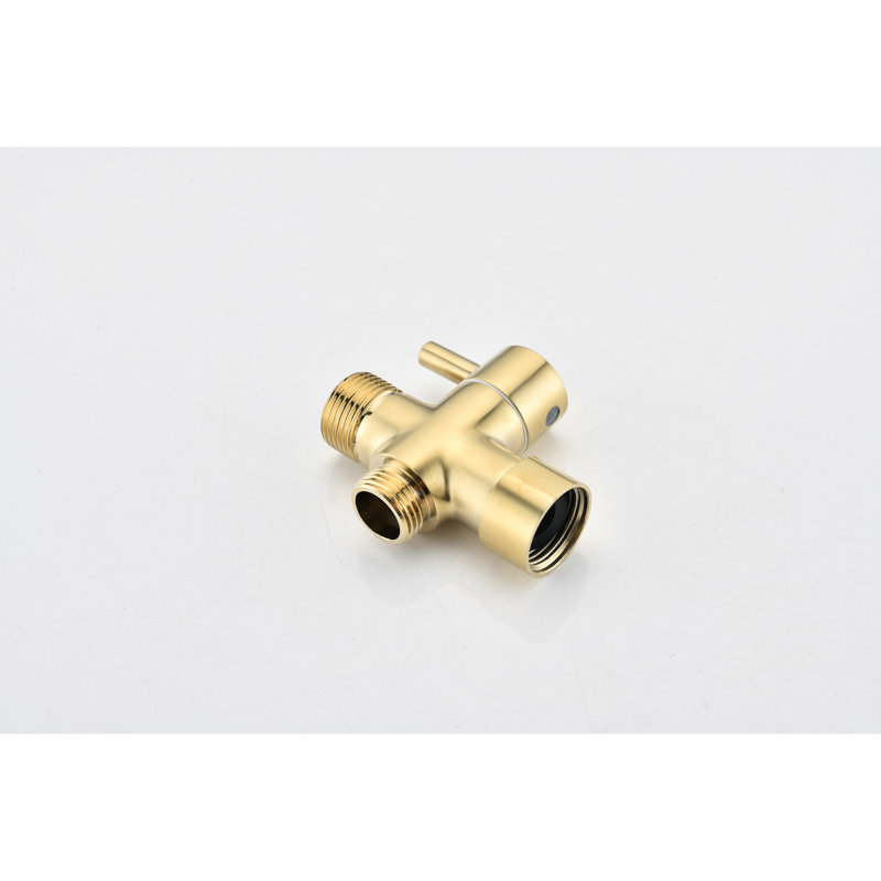 Hygienic Handheld Bidet - Brushed Gold Metal Finish, Rust And Corrosion For Long-Lasting Use In Toilet Cleaning, Versatile Spray Settings Different Needs