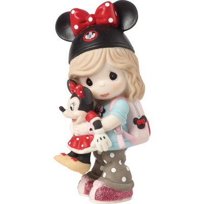 Figurine Precious Moments Disney Dreamer Girl portant des oreilles de souris 4,8 pouces