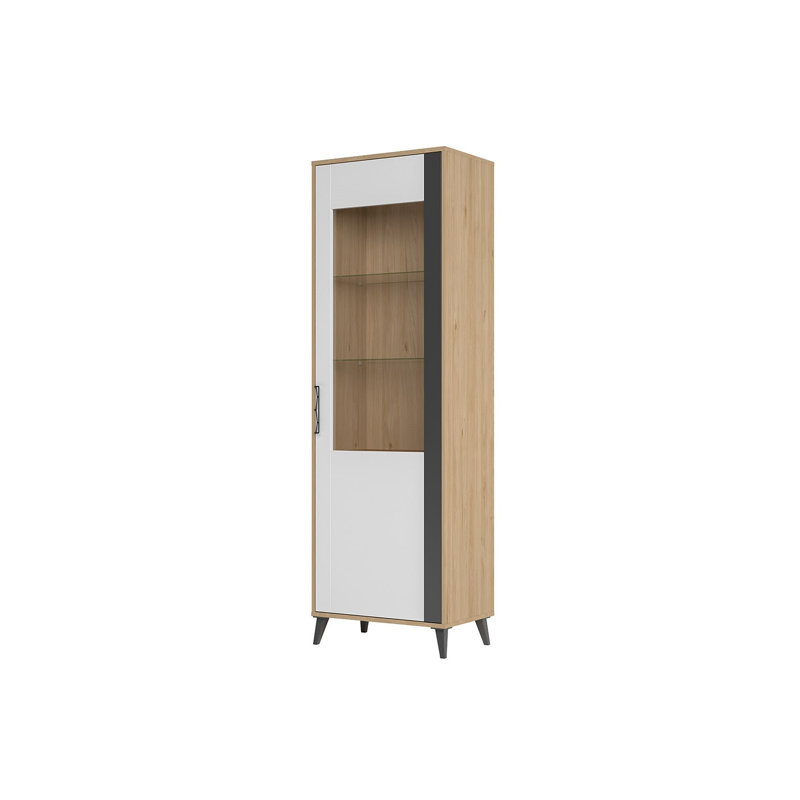 Nasibe China 1-Door Cabinet, Right