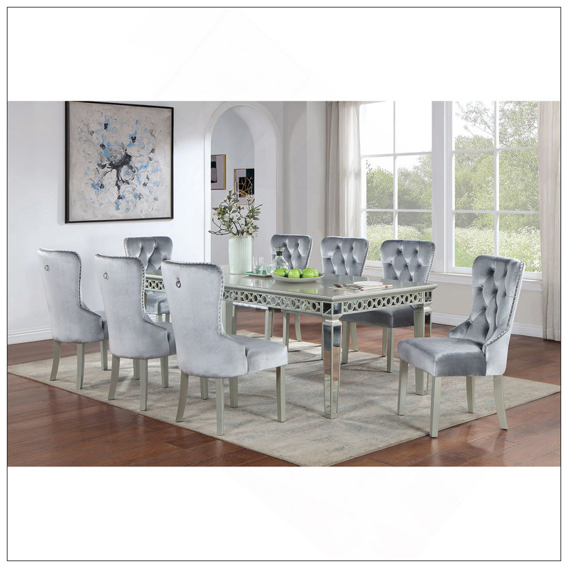 Table de salle à manger argentée W