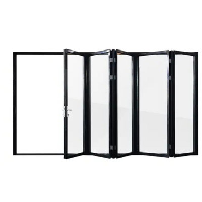 Portes de patio pliantes en aluminium