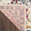 Tapis oriental en polypropylène tissé à la machine en rouge / ivoire / bleu Martese-86857050
