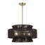Lustre suspendu en laiton antique 5 lumières Aurea-124250989-124250990-124250992