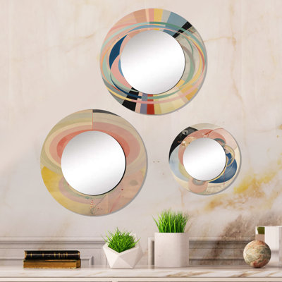 Elithia Metal Round Mirror