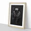 Black Panther in the Shadows - Picture Frame Graphic Art Print-56856515-56856519