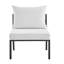 Ensemble modulaire d'extérieur en aluminium 4 pièces avec fauteuil et table Riverside-1554976150