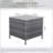 Outdoor Wicker Side Table Patio Coffee Table with Storage End Square Table-497609186