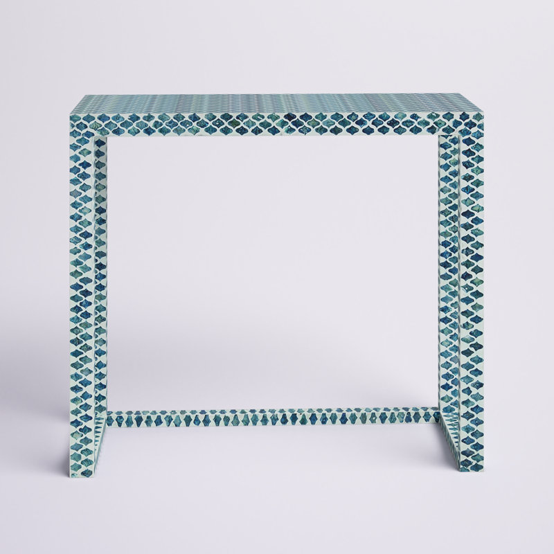 35.5'' Console Table, Blue
