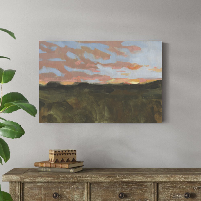 Coucher de soleil à Taos I, H 24 po x l 36 po