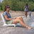 Step2 Flip Seat - Foldable, Portable Seat Stays in Place on Pool Edges, Tailgates-86305053