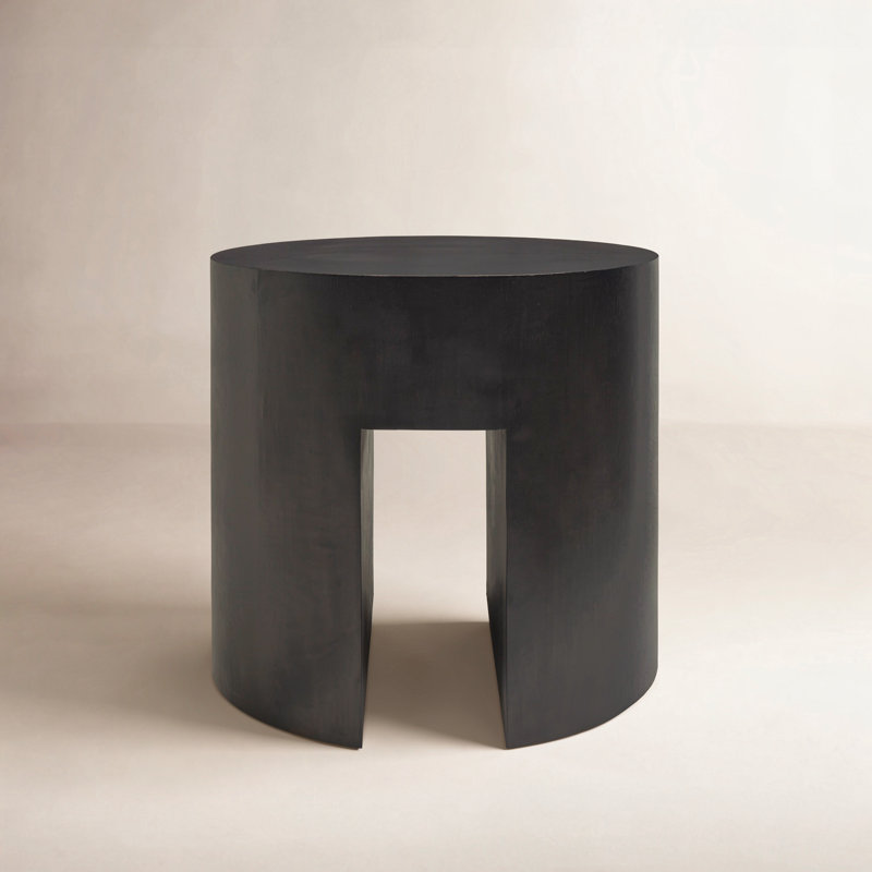 Becki Owens x Surya Whitly End Table, Black