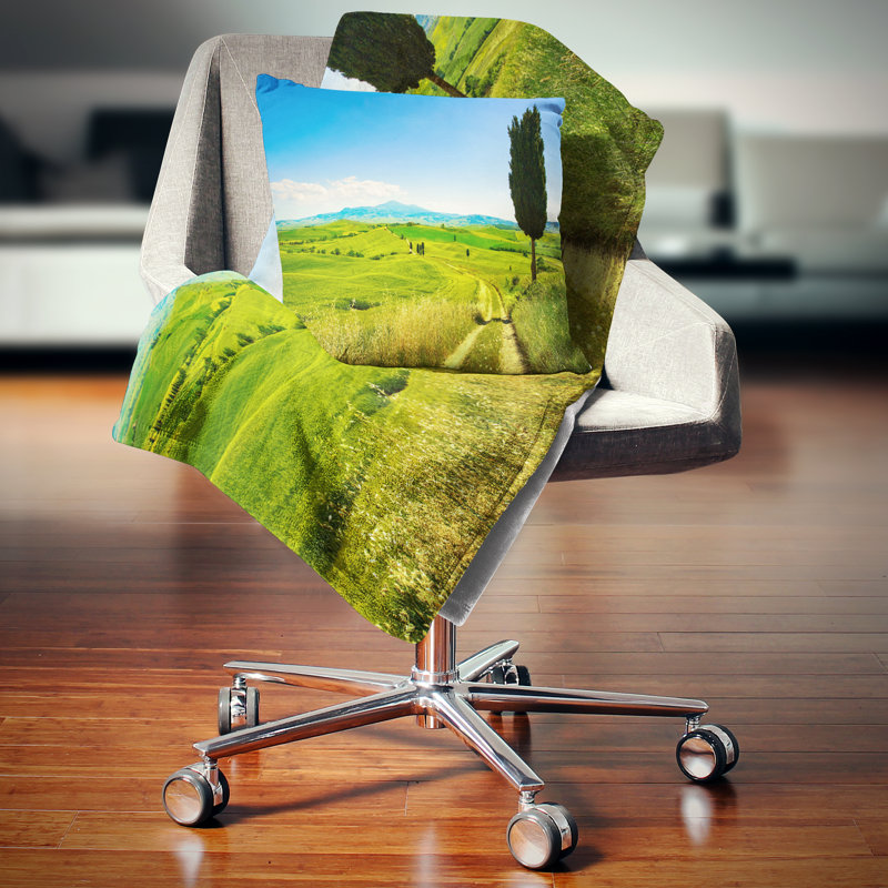 Réversible, Square 18", Throw Pillow
