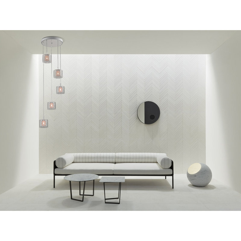 Beong 5 - Light Chrome Cluster Pendant