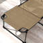 Chaise longue pliante 2 pièces Outsunny avec dossier inclinable à 5 niveaux-987588783-987588776