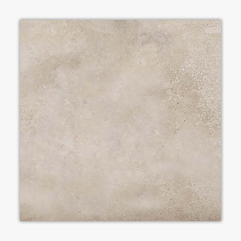 24" x 24" Porcelain Concrete Look Tile, Beige