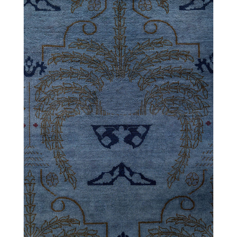 Contacto One-of-a-Kind 10' 4" X 13' 8" New Age Wool Area Rug Gray