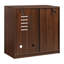 Buffet 39,4 "avec espace pour réfrigérateur, buffet cannelé avec support en verre pour la cuisine du salon-133406961