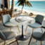 Cleofus Round Metal Base Dining Table-566617741-561748710-558404553