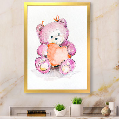 Happy Happy Day Happy Teddy II, reproduction d'art sur toile