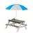 [Assembly Video Provided] Garden Potting Bench Table, Fir Wood Workstation with Storage Shelf, Drawer and Cabinet