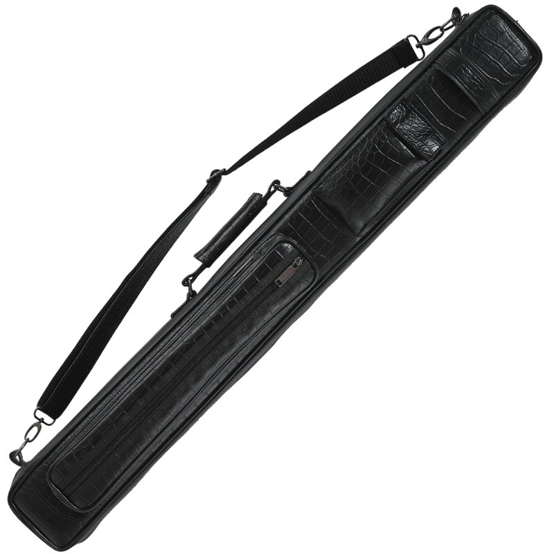 Action ACSC09 2x2 Black Leatherette Soft Pool Cue Case Billiard Stick Bag Billiards