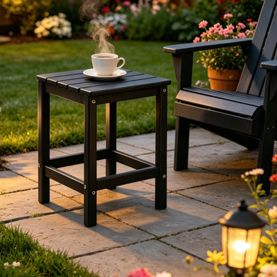Table d'appoint 18 po en PEHD pour l'extérieur