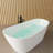 Free Standing 67" x 30" Deep Soaking Bathtub Acrylic A29 Stand Alone Tub