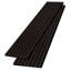Panneaux muraux acoustiques à monter soi-même 94,5 po x 12,6 po, lattes murales en chêne fumé, panneaux décoratifs insonorisants à lattes 3D pour murs et plafonds (paquet de 2/16,5 pi²)-138435121
