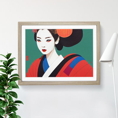 Thrilling Geisha - Single Picture Frame Print
