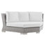 Ensemble de canapé modulaire en rotin 5 pièces Conway-1142831409