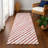 Premium Machine Washable Dockside AMF1819 Striped Holiday Rug-125317081