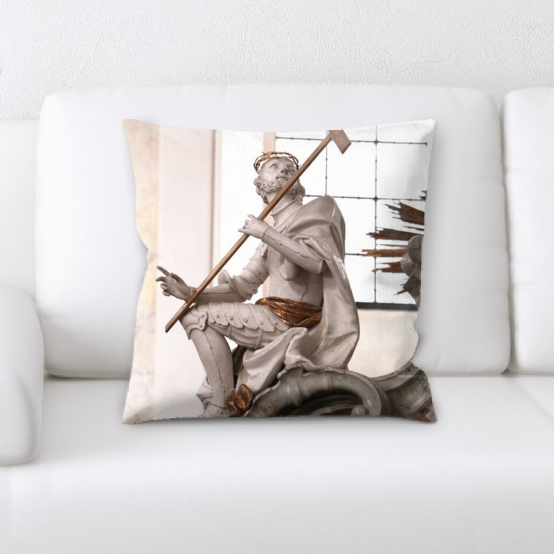 Coussin statue
