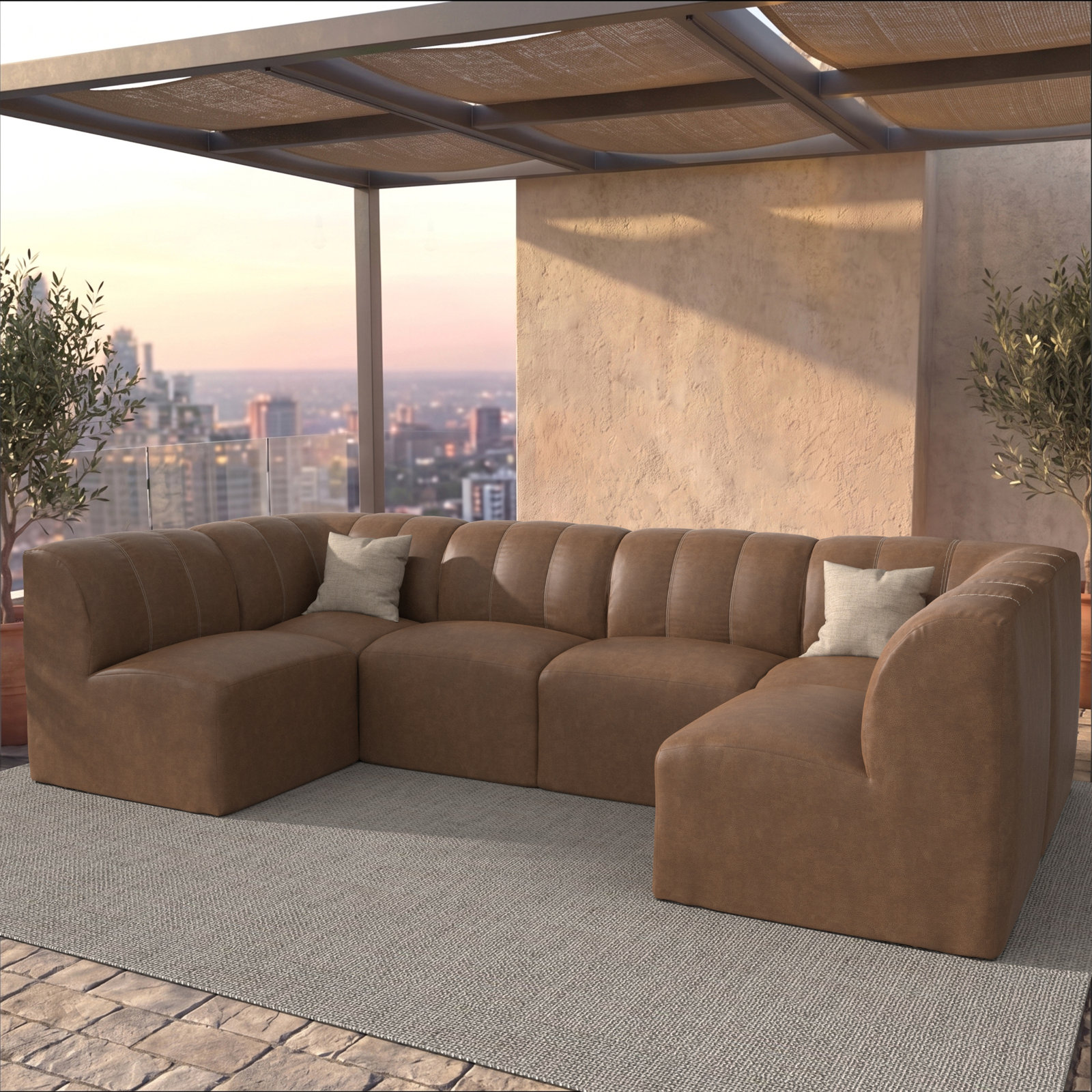 Praia 124" Patio Sectional