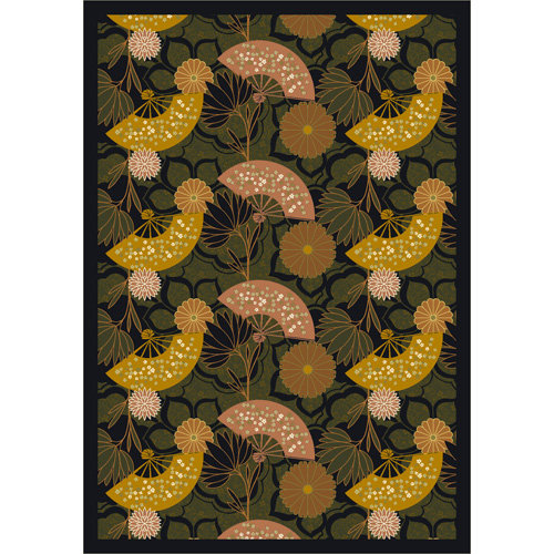 Nature Pacific Rim Area Rug, Rectangle 3'10" x 5'4"