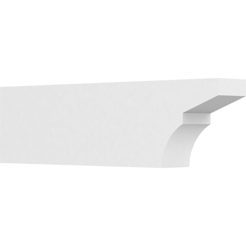 Queue de chevron standard en PVC de qualité architecturale Monterey, H 10 po x L 5 po x P 36 po